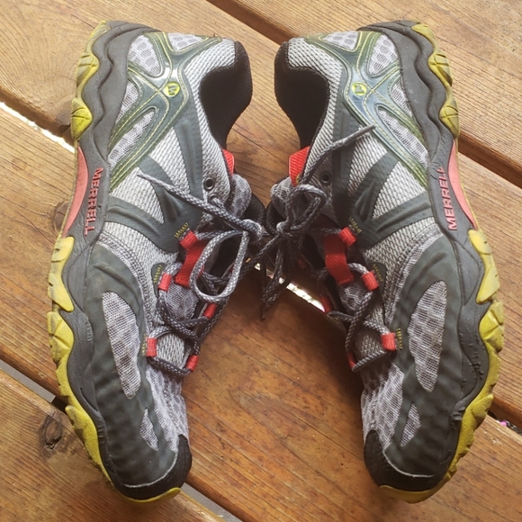 MERRELL Grassbow Air Low Hiking Shoes sz 9 Men's - Turbulence - Picture 7 of 12